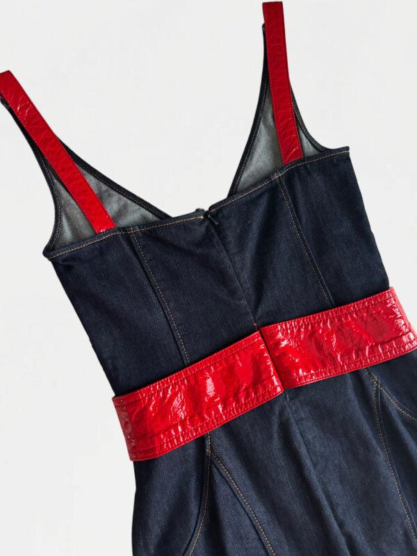 Y2K D&G Denim Bodycon Dress - Image 3