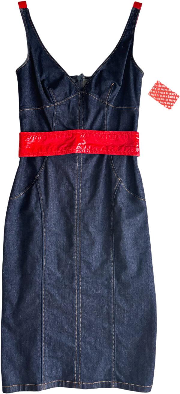 Y2K D&G Denim Bodycon Dress