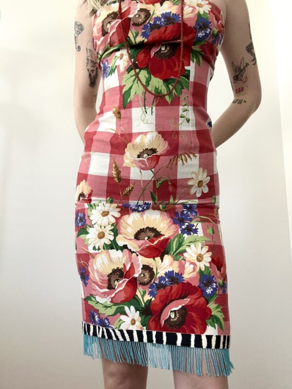 90s-Y2K Mica Strapless Dress - Image 3