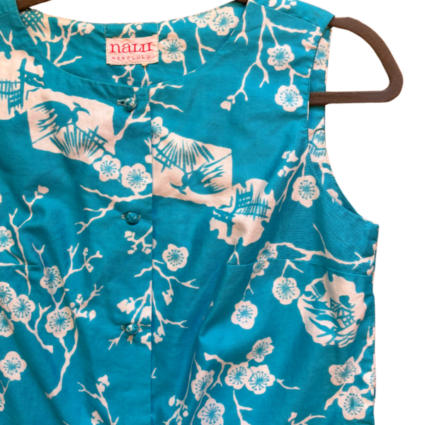 1960s Nalii Honolulu Sleeveless Top - Image 4