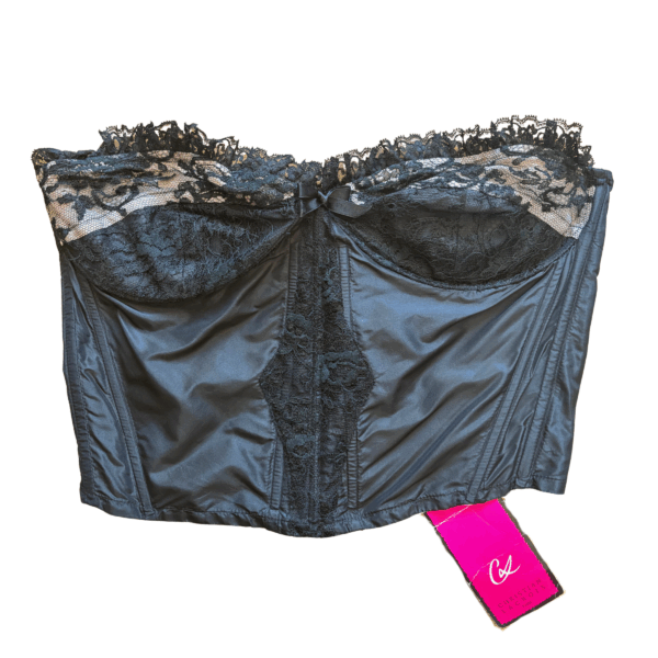 1990s Christian Lacroix Paris Silk Lace Bustier Top, New with Tags