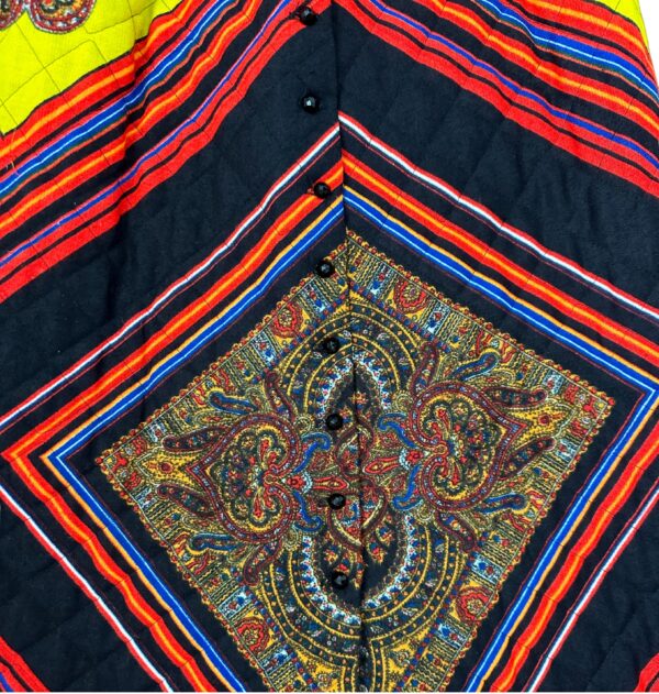 1960s-1970s Boho Quilted Maxi Skirt - Image 3