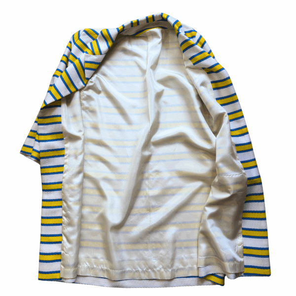 1960s Mod Stripe Overcoat - Image 7