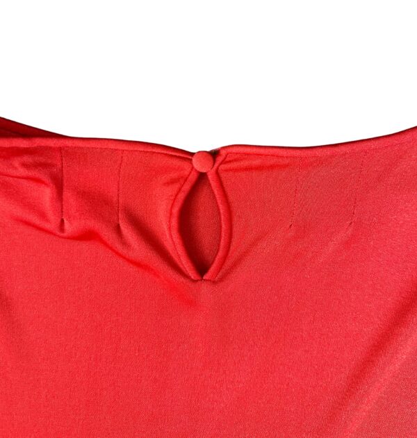 1970s Lanvin Boutique Red Dress - Image 8