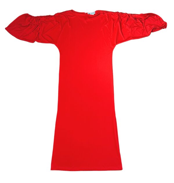 1970s Lanvin Boutique Red Dress - Image 5