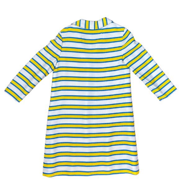 1960s Mod Stripe Overcoat - Image 3