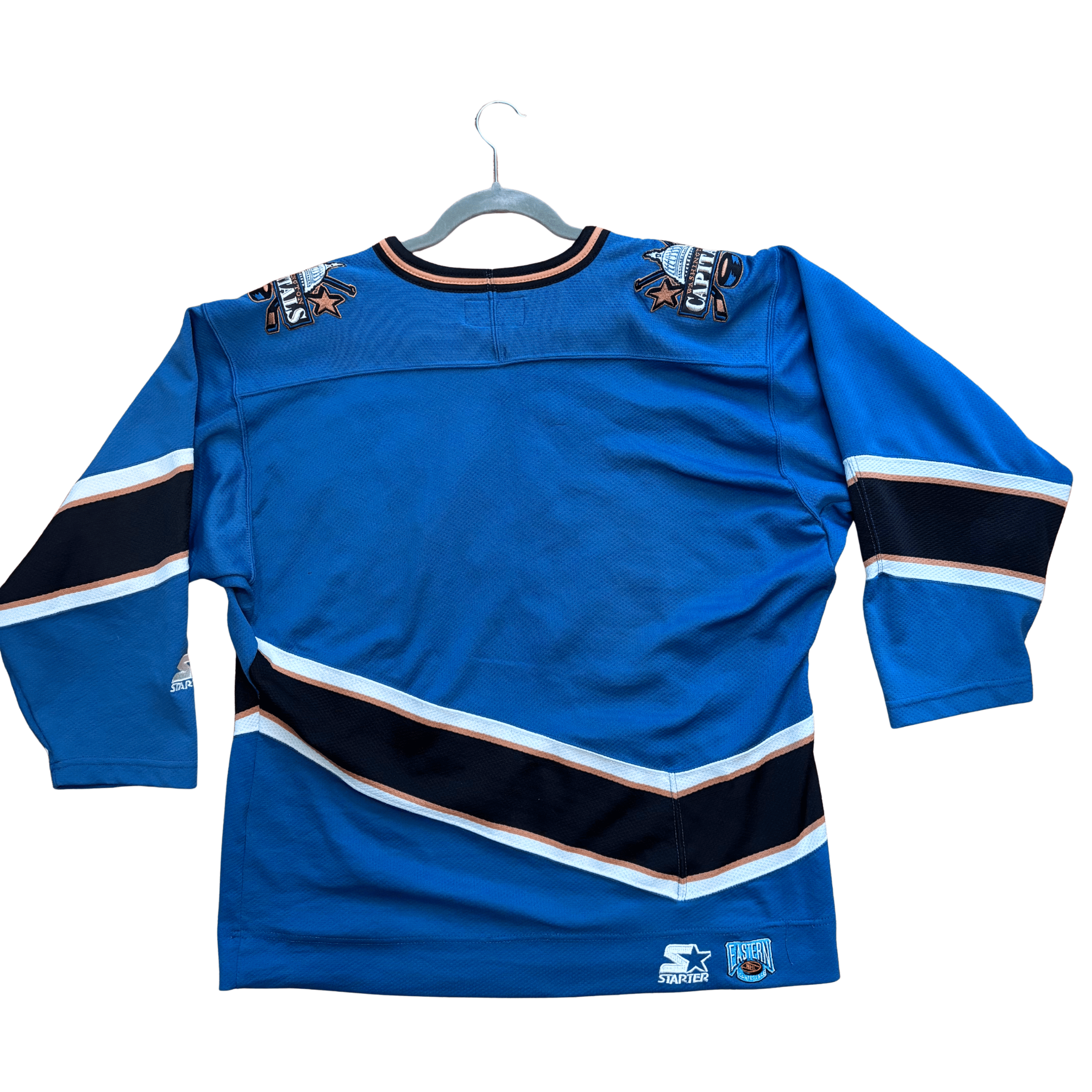 1990s Washington Capitals Screaming Eagle Starter Hockey Jersey - Image 3