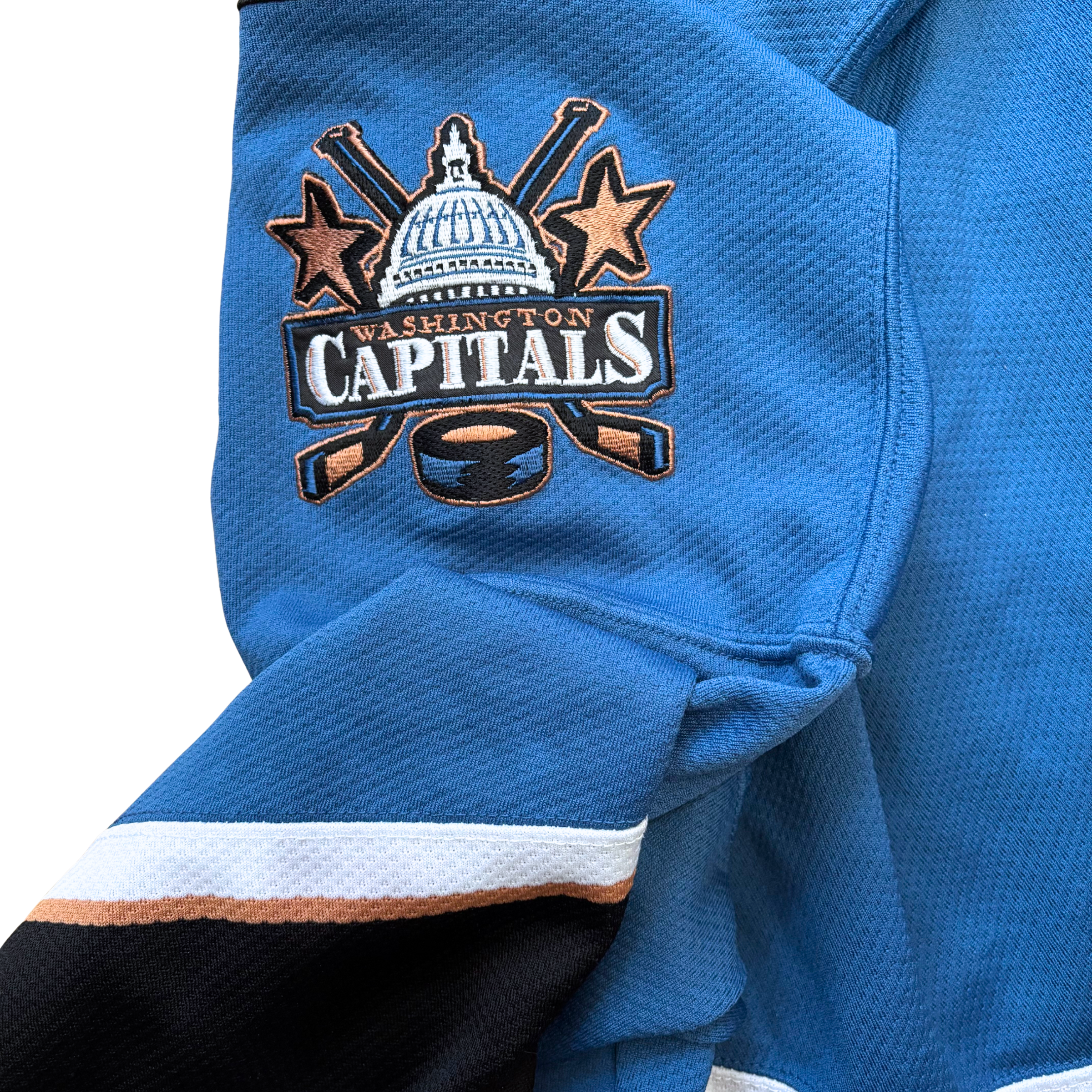 1990s Washington Capitals Screaming Eagle Starter Hockey Jersey - Image 2