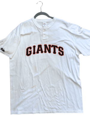 1990s Majestic San Fran Giants Henley T-shirt