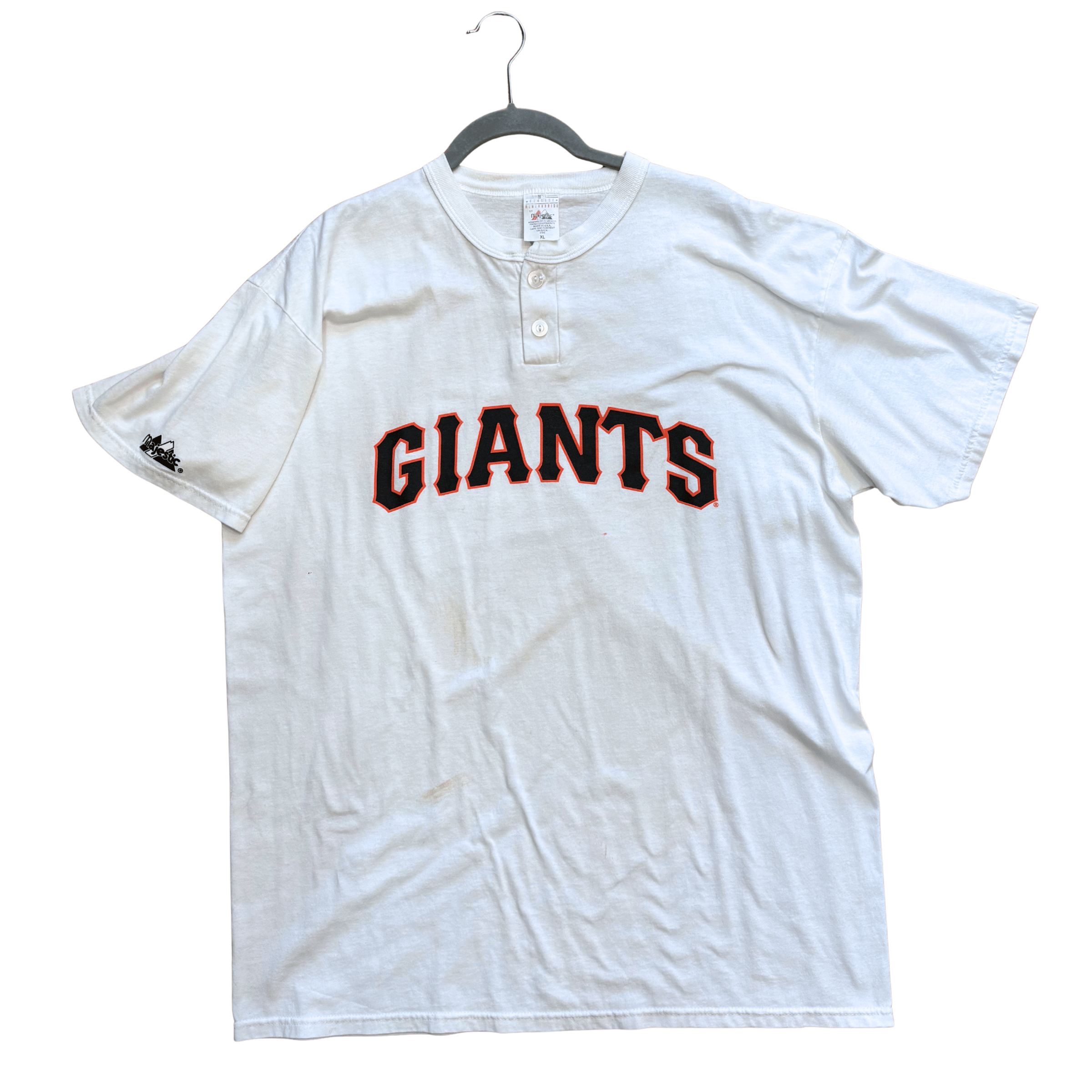 1990s Majestic San Fran Giants Henley T-shirt