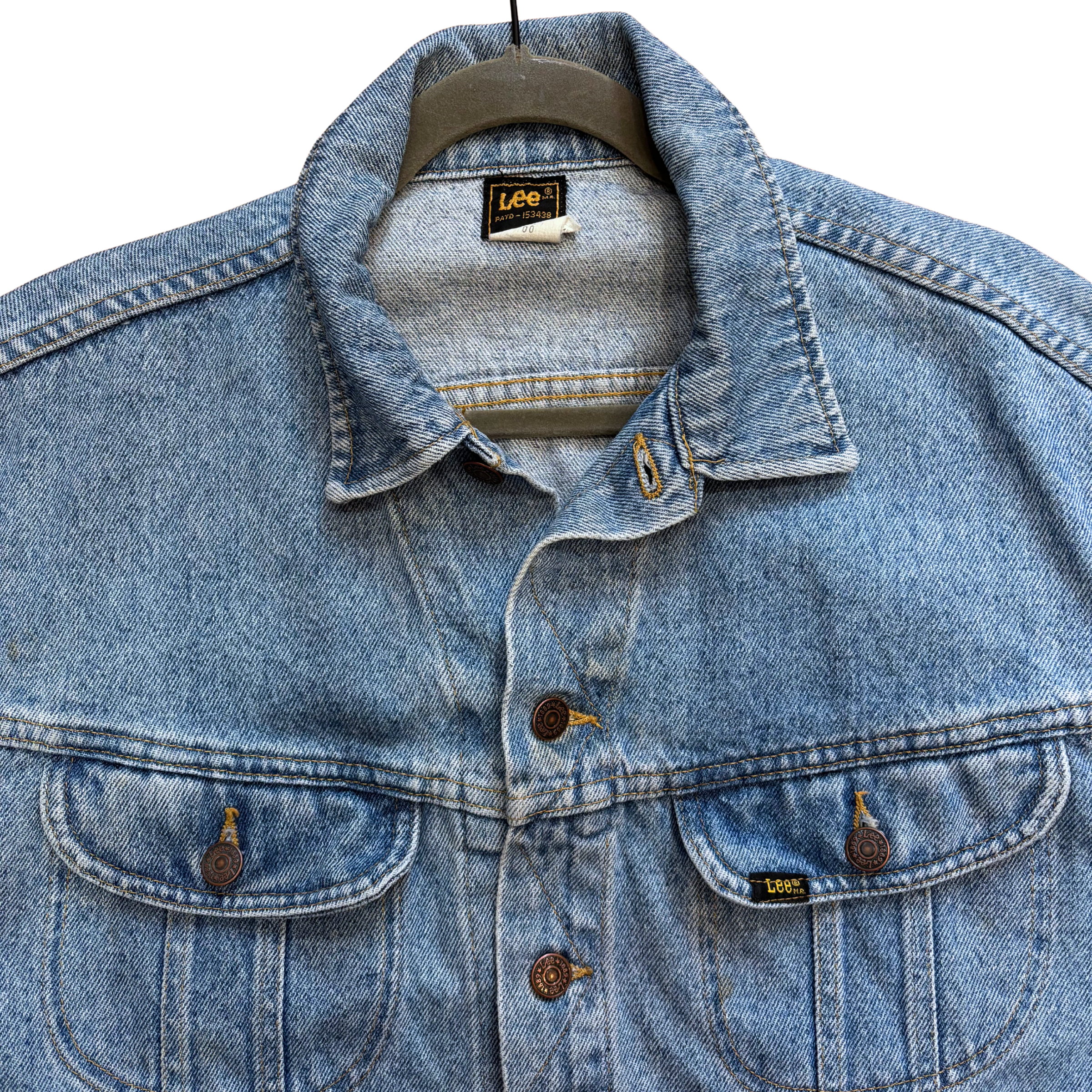 1980s Lee Denim Jacket with Custom Design - Image 8