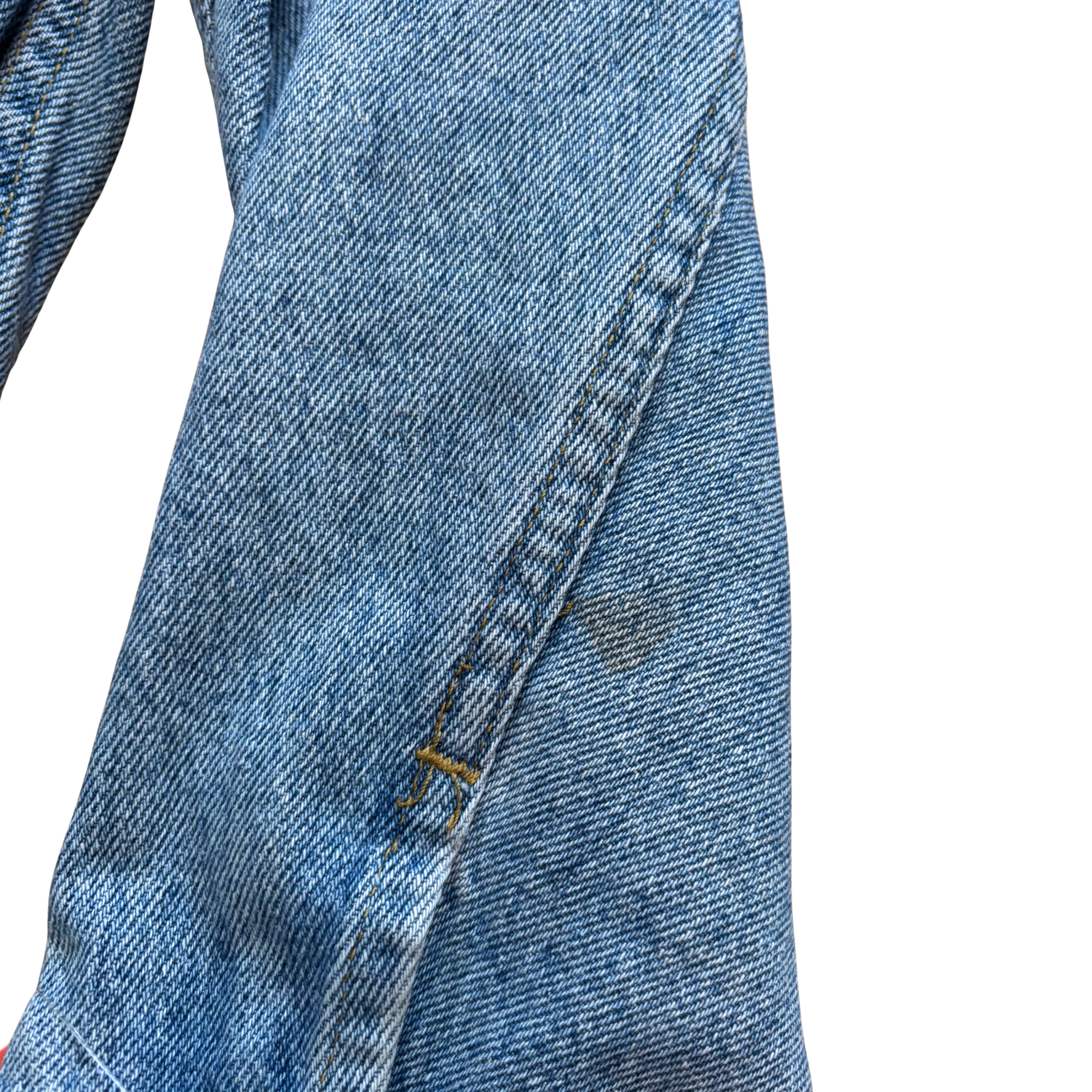 1980s Lee Denim Jacket with Custom Design - Image 6