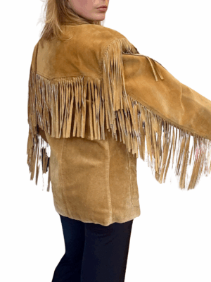 1980s Learsi Suede Fringe Jacket