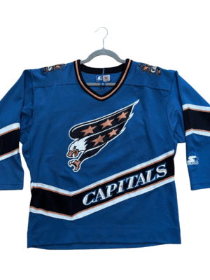 1990s Washington Capitals Screaming Eagle Starter Hockey Jersey