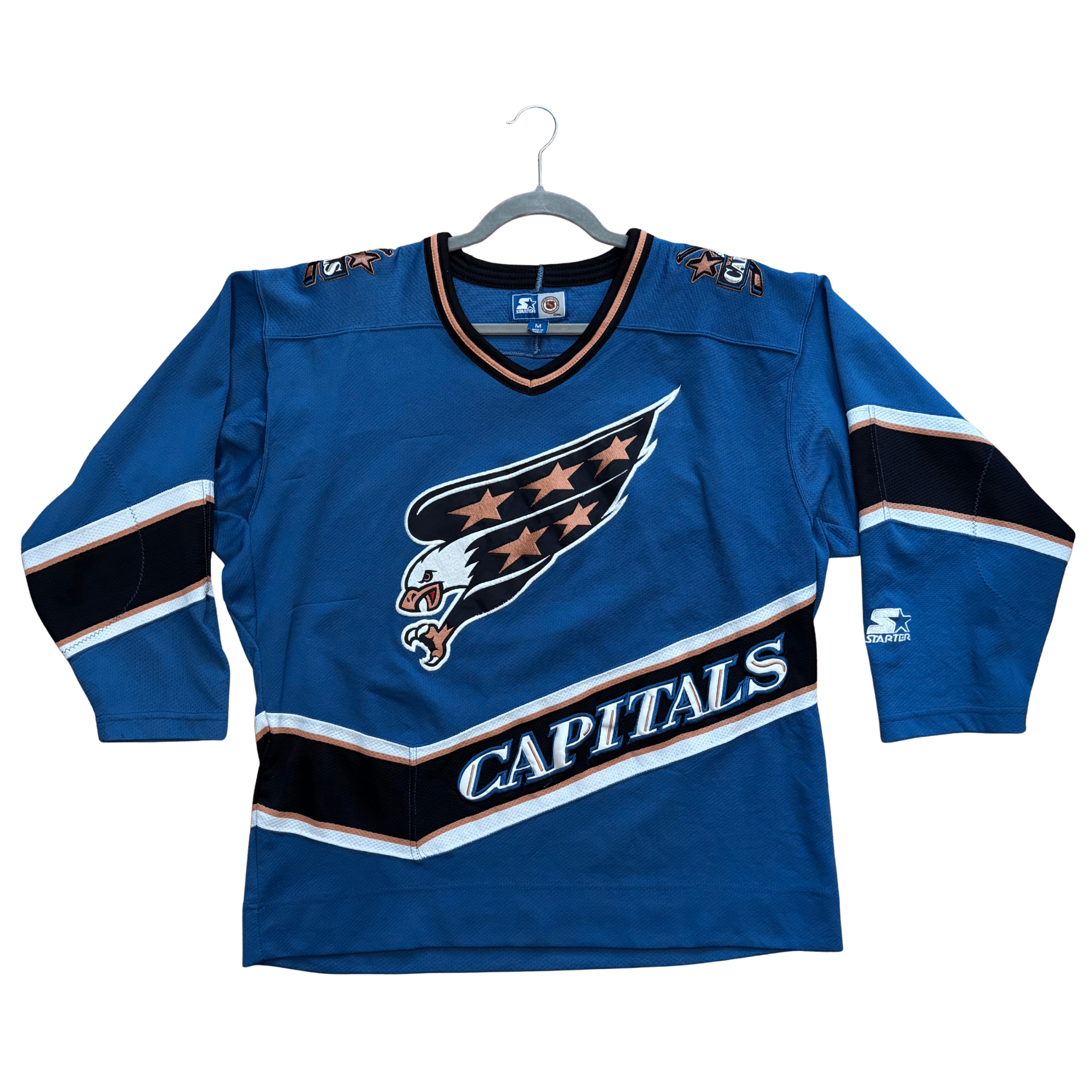 1990s Washington Capitals Screaming Eagle Starter Hockey Jersey